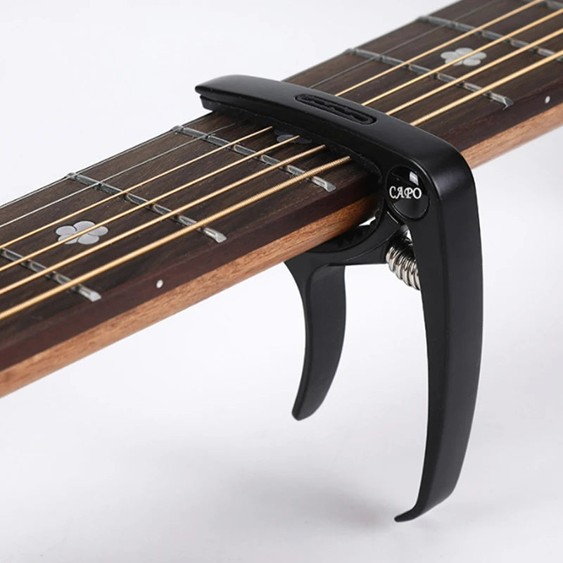 Professional Guitar Capo With Pick Holder Acoustic Electric Guitar Tuner