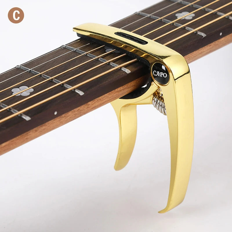 Professional Guitar Capo With Pick Holder Acoustic Electric Guitar Tuner
