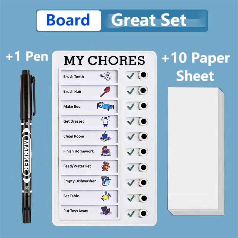 Portable Study Planner with Checklist: Self-Discipline Memo Board for To-Do Lists