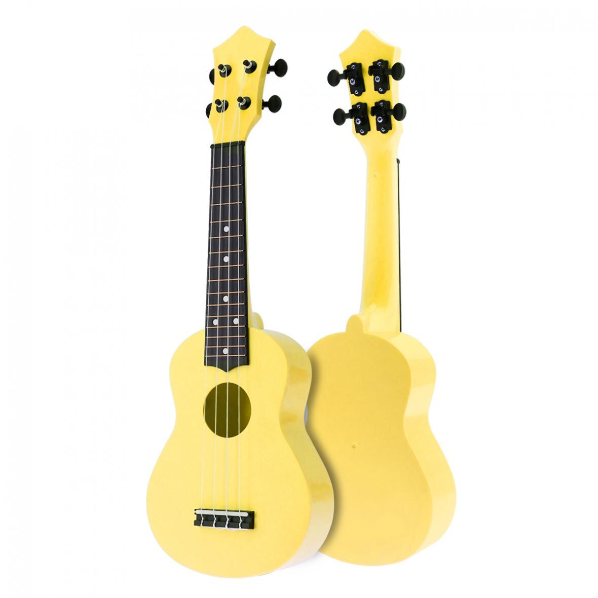 Colorful 21-Inch ABS Ukulele Full Kit for Children and Music Beginners - Acoustic Hawaii Guitar Instrument