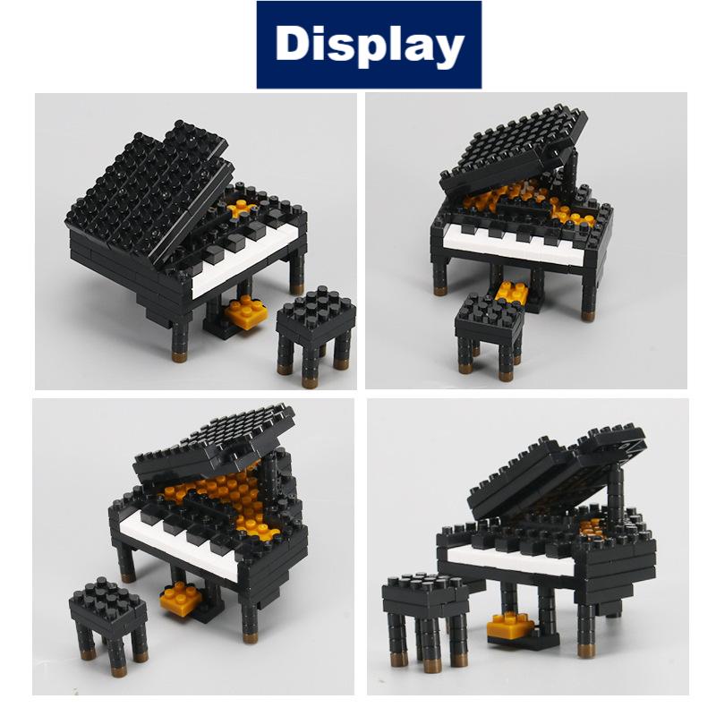 Build Your Own Mini Musical Instrument: Piano or Guitar or Keyboard or Bass or Drums DIY Educational Toy for Boys & Girls!
