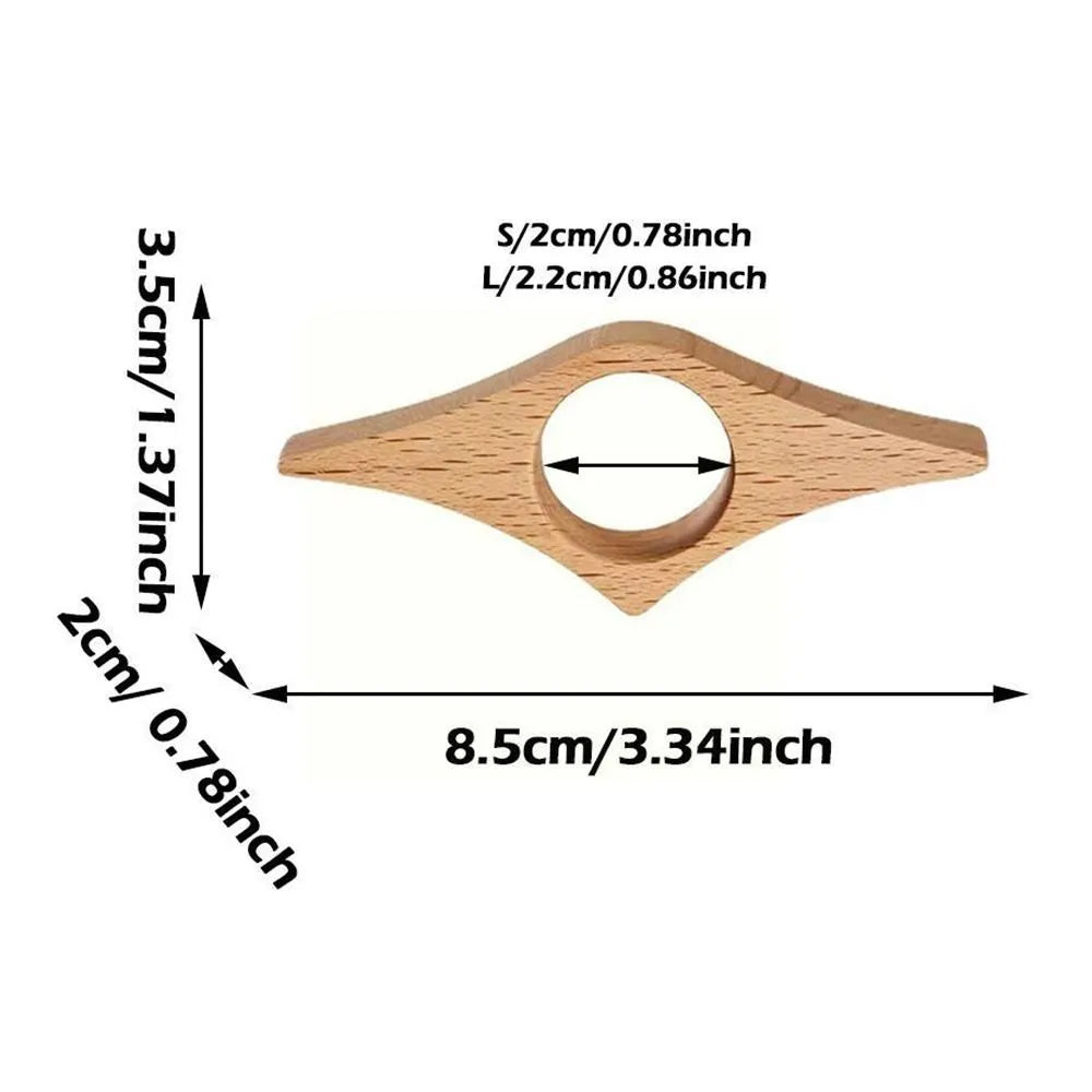 Wooden Thumb Bookmark Convenient Fashion Bookmark Thumb Book Holder Book Lovers Fast Reading Gadget Aids Tools