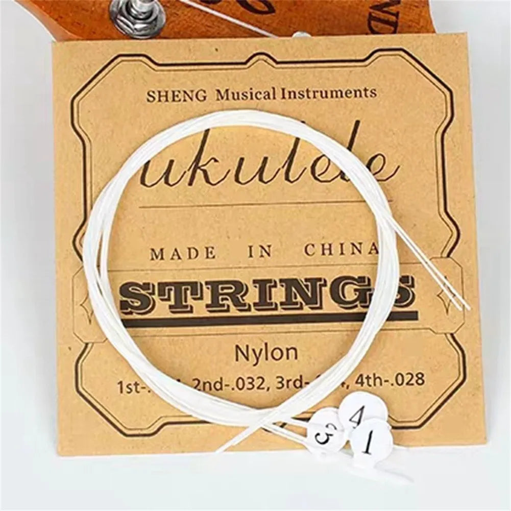 4PCS/Set Nylon Strings Universal Ukulele String For 21in 23in 26in Ukuleles Musical Instruments