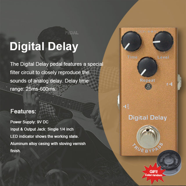 Guitar Pedal Powerhouse: Vintage Overdrive/Distortion, Classic Chorus, and Tremolo Effects in One