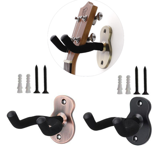 Wall Mount Guitar Hanger - Secure and Stylish