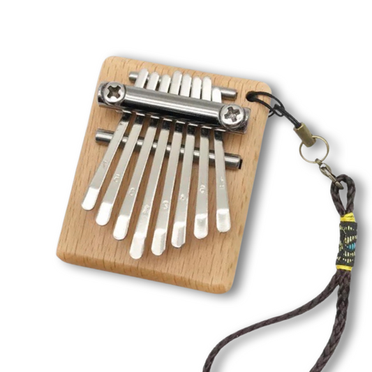 Portable Africain Thumb Piano 8-Tone Mini Bois Kalimba Jouet Musical Meilleur Cadeau