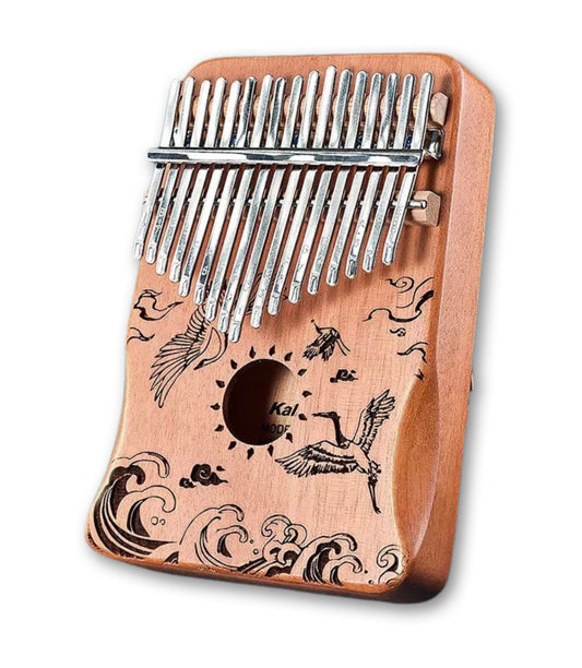 Kalimba Pouce Piano 17 Touches De Haute Qualité En Acajou Portable Mbira Instruments De Musique Avec Repose-main