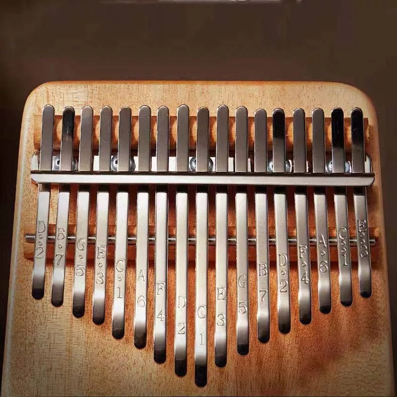 17 Keys Kalimba Crane Goose Mahogany Thumb Piano with Hand Rest