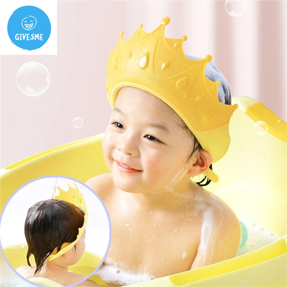 Baby Shower Bathing Cap  - Soft Adjustable Hair Shield - give5me