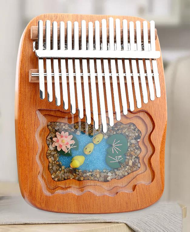 Kalimba 17 Keys micro-landscape Thumb Piano Christmas Gifts For Music Lover - give5me