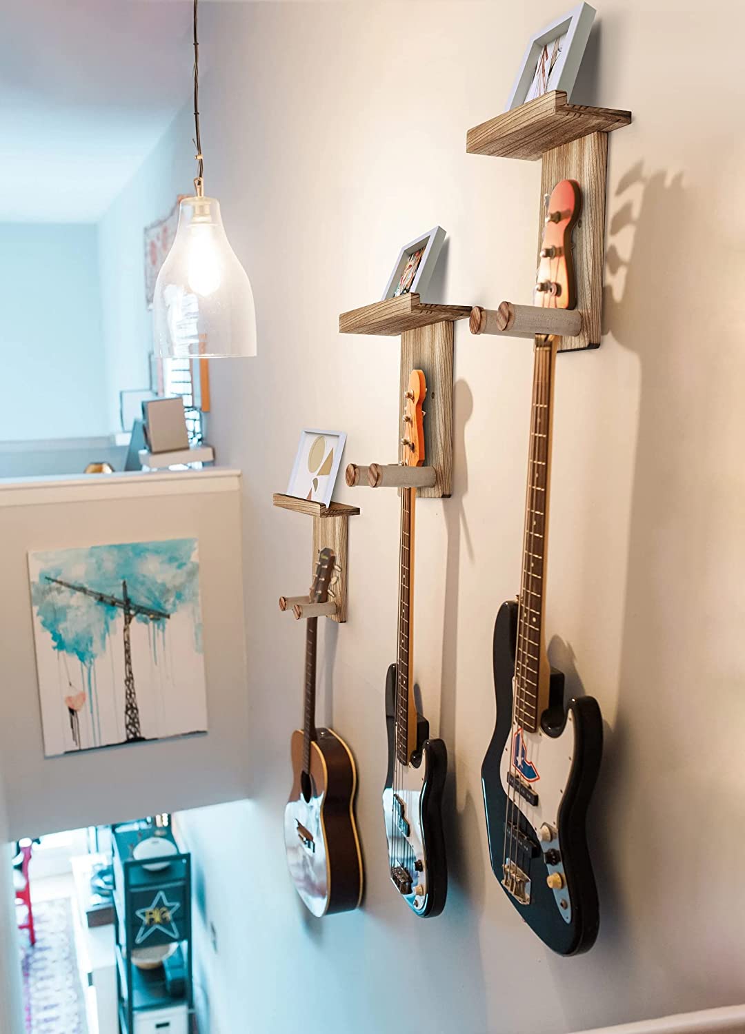 Wood Guitar Wall Mount Hanger