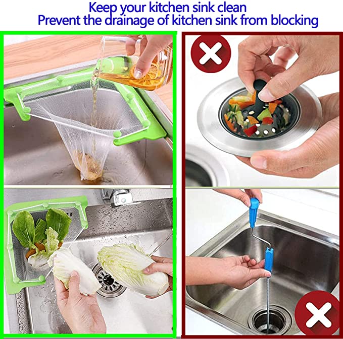 Kitchen Triangular Sink Strainer Drain Vegetable Fruit Drainer Basket Suction Cup Rack For Storage Sink Filter Shelf - give5me