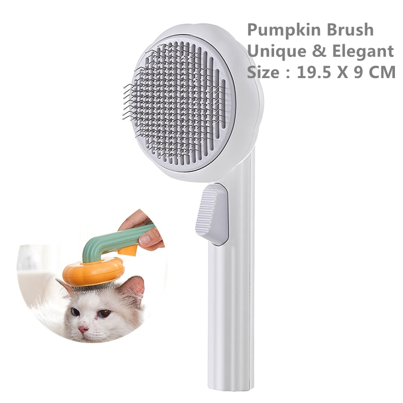 Pumpkin Pet Brush Slicker Brush Dog Cat Grooming Comb