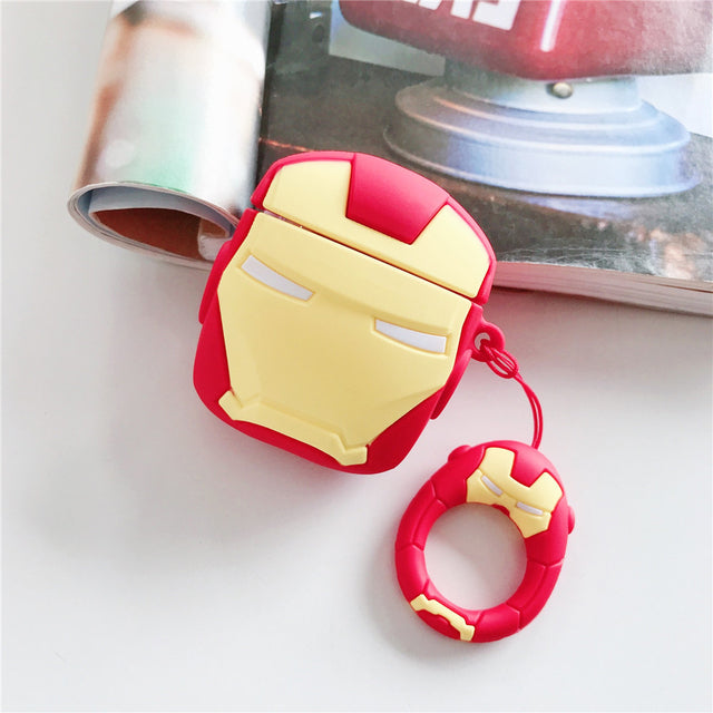 Cute 3D Cartoon Cover for Apple AirPods 1 2 Case for AirPods Pro Case with Lanyard Wireless Headphone Case - give5me